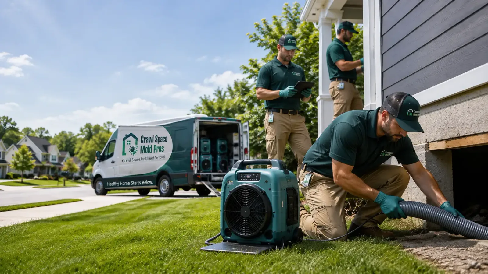 Crawl Space Mold Removal in Ireland, WV